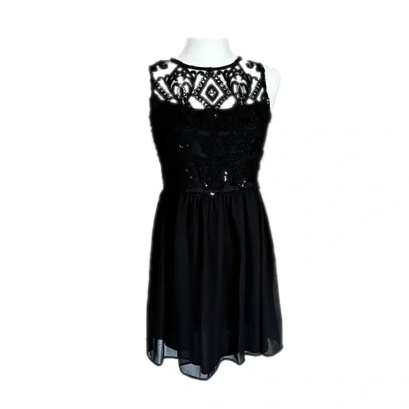acacia lace trim mini dress Alemais - Alemais Acacia Mini Dress in Blue 12 / 8 US main image 1